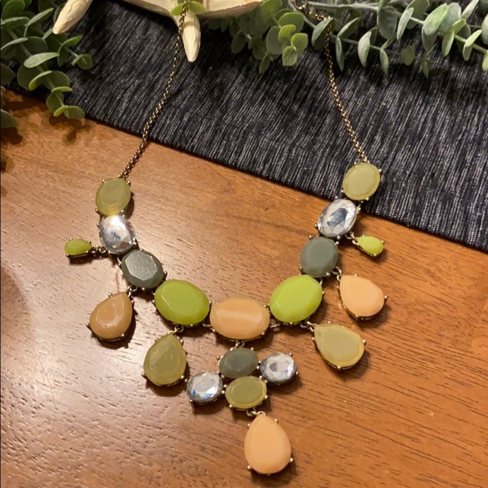 JCrew multi color necklace